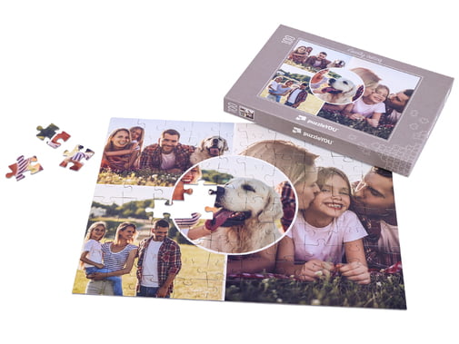 Puzzle fotográfico montado de 100 peças