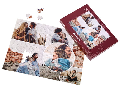 Puzzle fotográfico montado de 200 peças