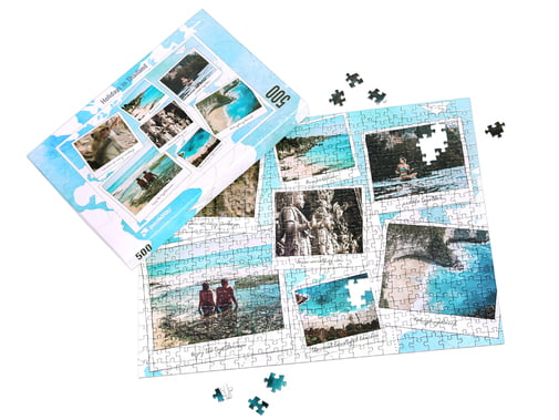 Puzzle fotográfico montado de 500 peças