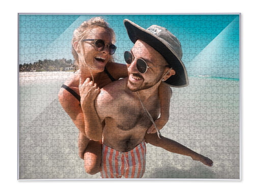 Moldura de puzzle para puzzle fotográfico de 1000 peças