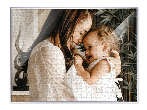 Moldura de puzzle para puzzle fotográfico de 500 peças