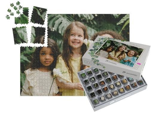 SMART SORTED Puzzle fotográfico de 1000 peças montado com caixa